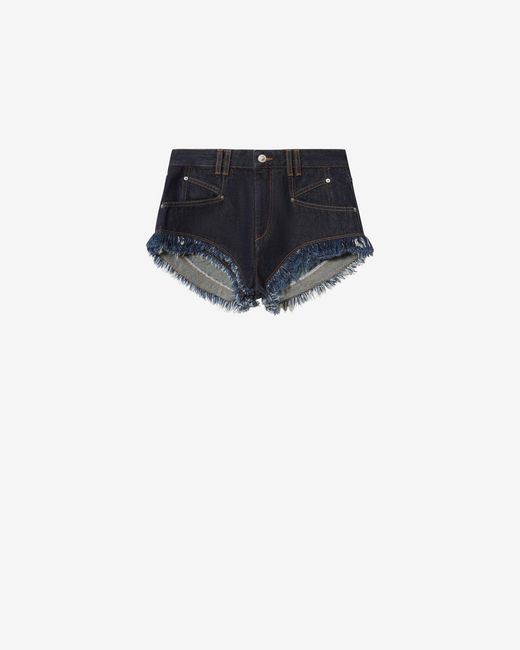 Isabel Marant Black Eneidala Shorts