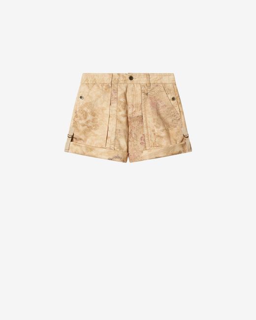 Isabel Marant White Calissy Shorts