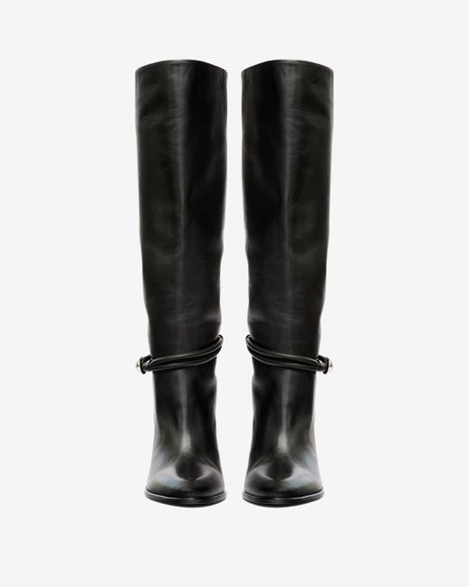 Stivali Ieva Con Bottone di Isabel Marant in Black