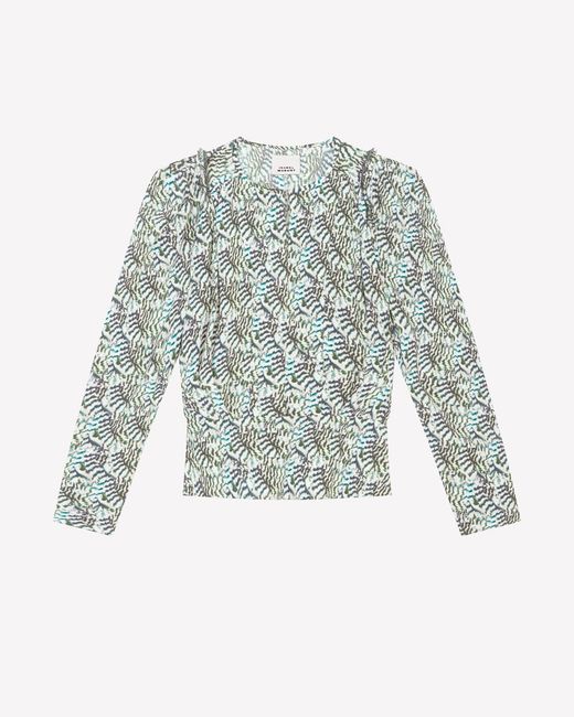 Isabel Marant Blue Zarga Top