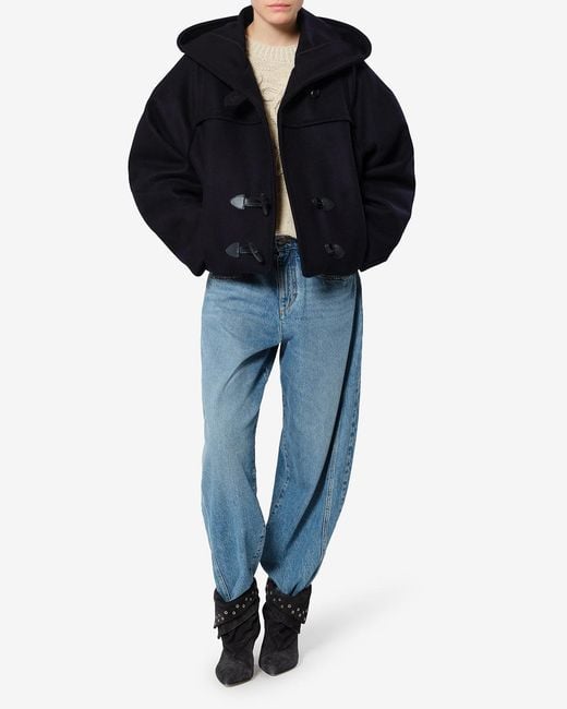 Isabel Marant Blue Trixie Coat