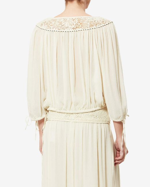 Isabel Marant White Nelida Blouse