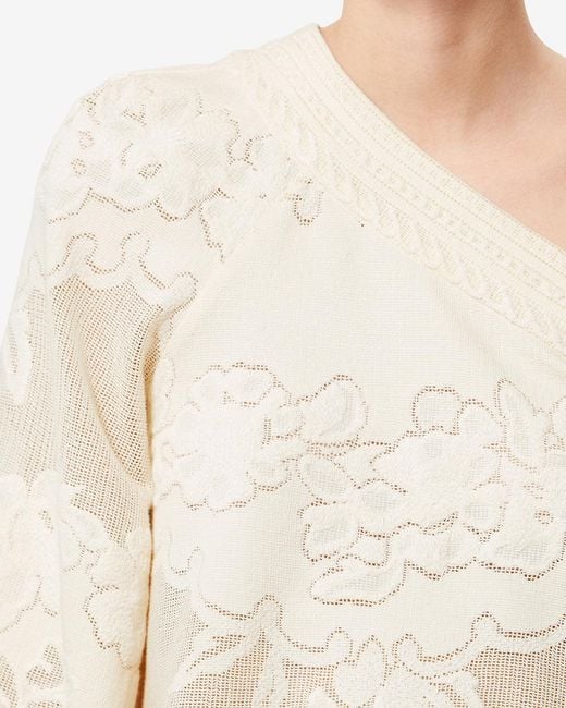 Isabel Marant White Shilo Top