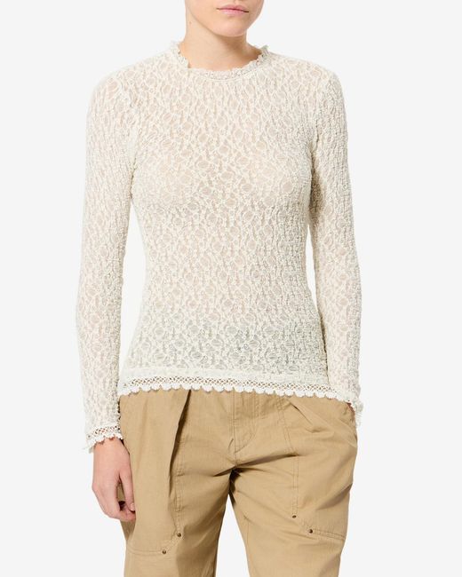 Isabel Marant White Brany Top