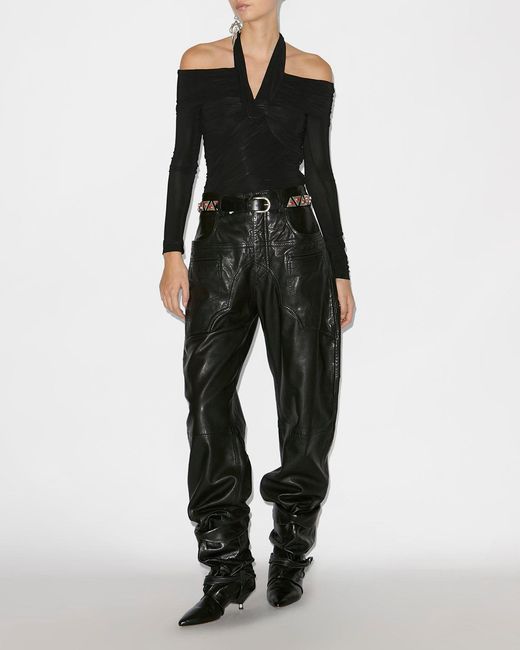 Isabel Marant Black Vonda Top