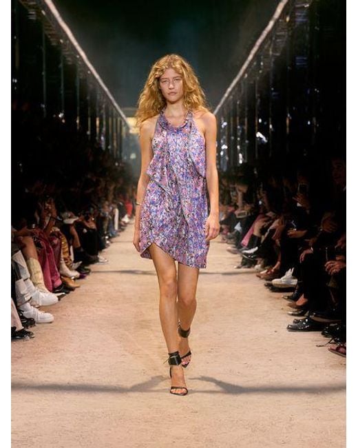 Isabel marant purple dress best sale