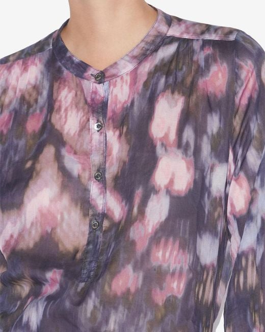 Isabel Marant Purple Maria Blouse