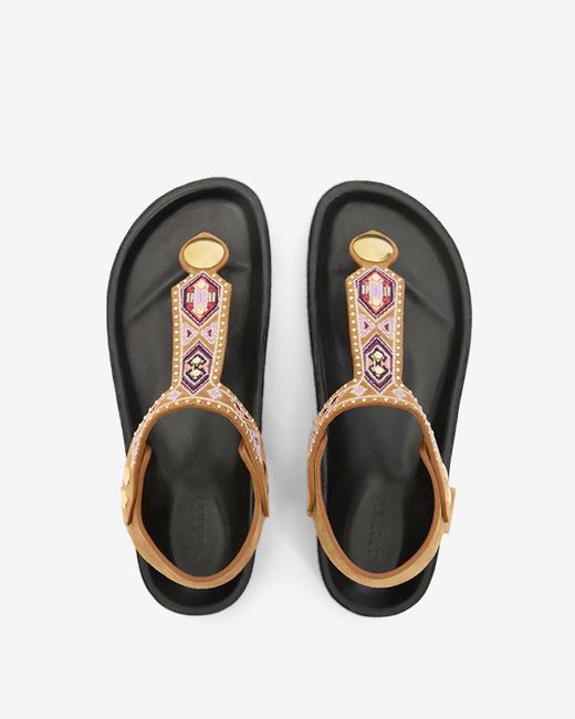 Isabel Marant Black Enore Sandals