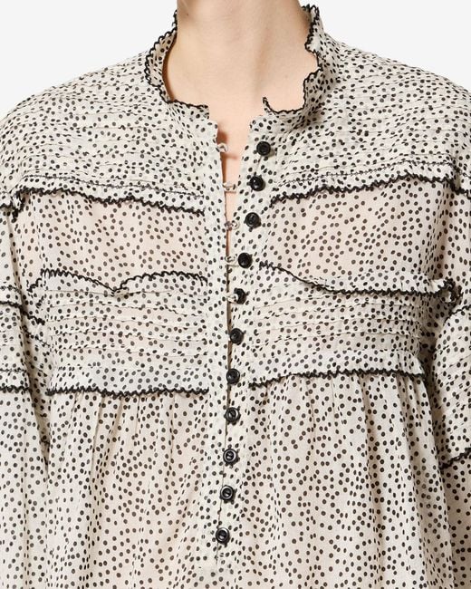 Top Doane Isabel Marant de color White