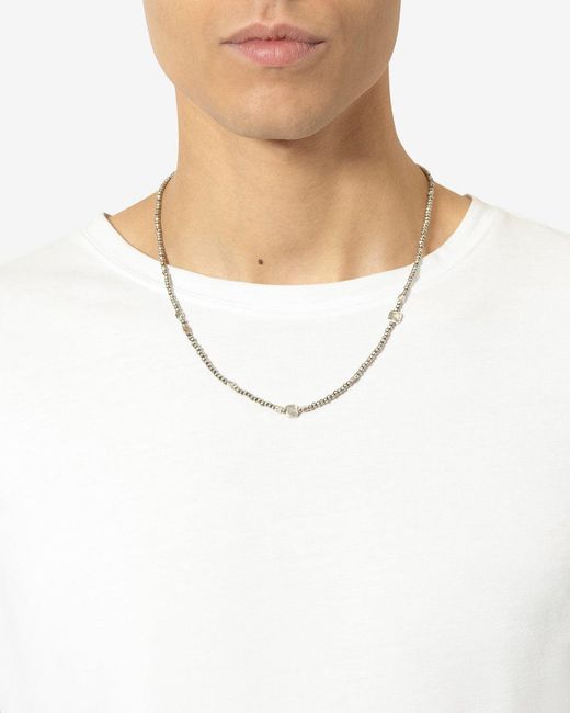Collier Gary Isabel Marant pour homme en coloris Metallic