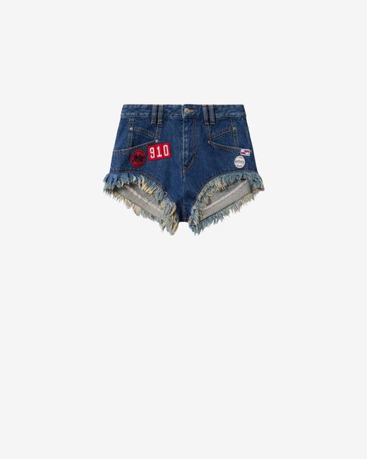 Isabel Marant Blue Eneidala Shorts