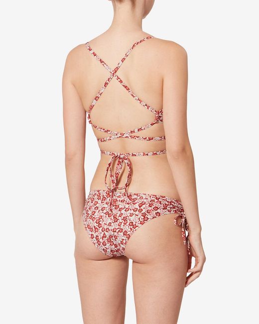 Isabel Marant White Solange Bikini Top