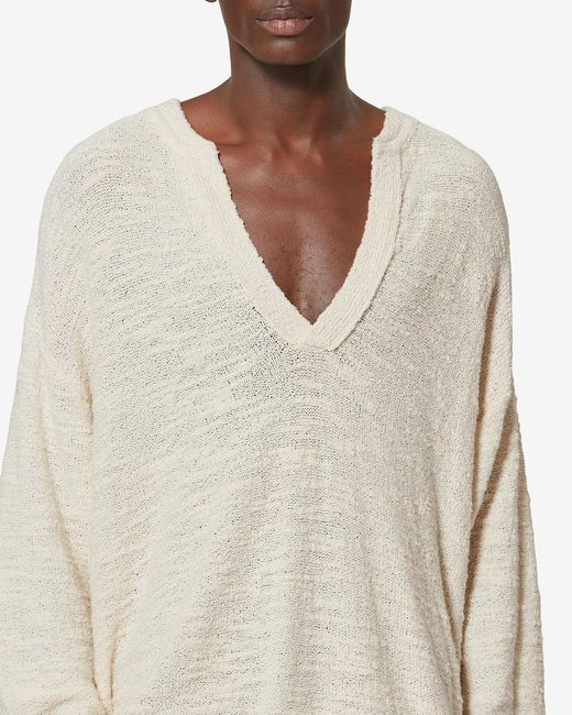 Isabel Marant White Arnold Sweater for men