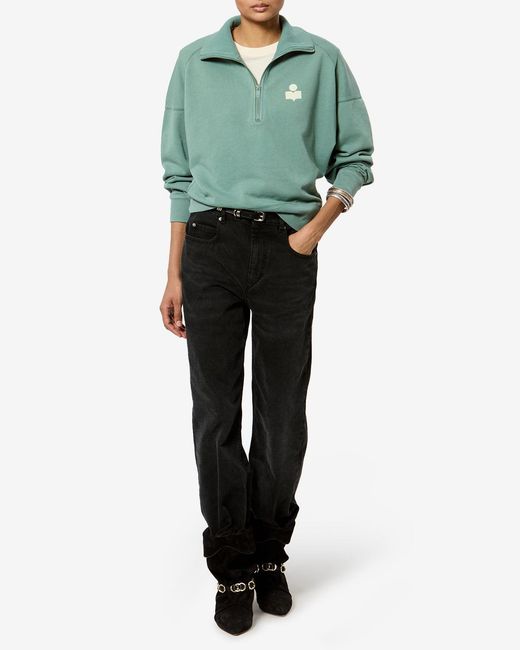 Isabel Marant Green Ross Sweatshirt