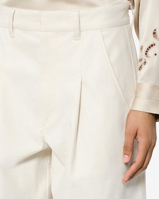 Isabel Marant White Lenadia Pants