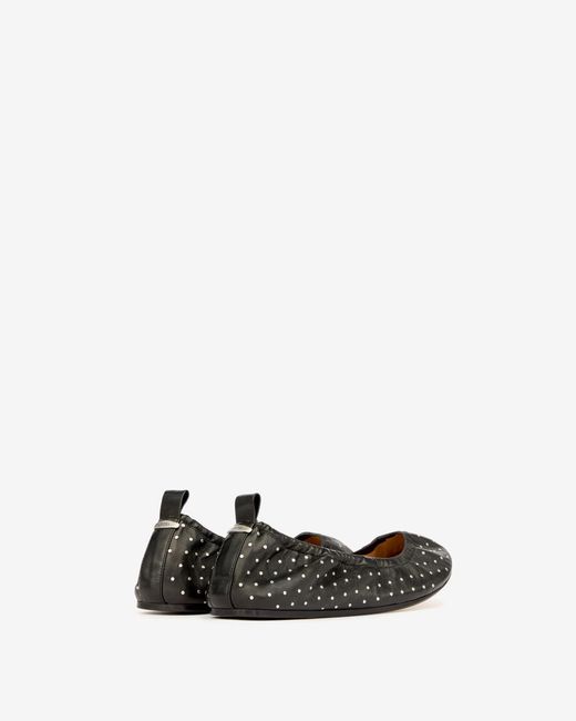 Isabel Marant White Belna Ballet Flats