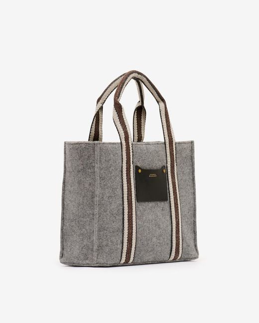 Isabel Marant Gray Aruba E/W Handheld Bag