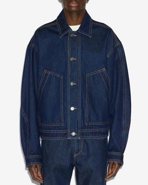 Isabel Marant Blue Jorest Jacket for men