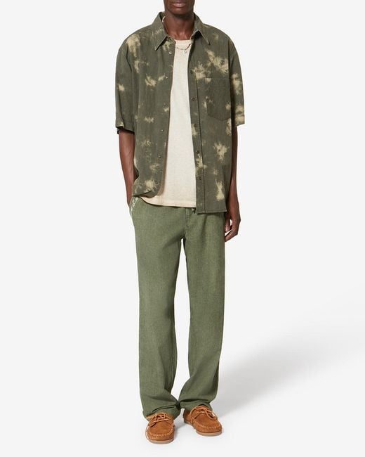 Isabel Marant Green Zabel Pants for men