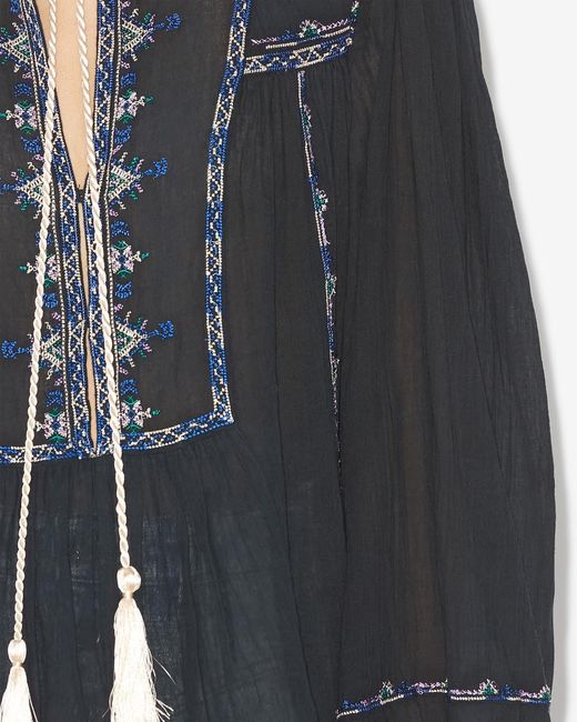 Isabel Marant Blue Silekia Top