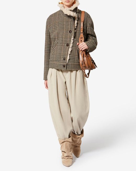 Isabel Marant Natural Fadia Coat