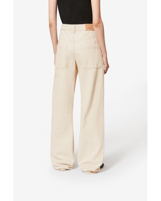 Isabel Marant White Jeyda Pants