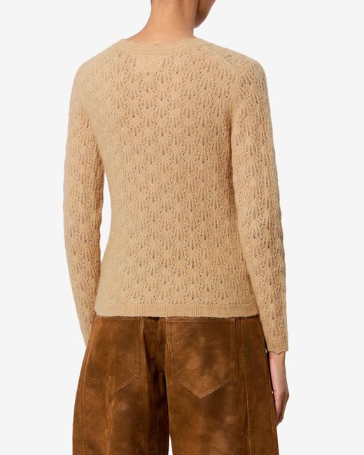 Isabel Marant White Obeline Alpaca Sweater