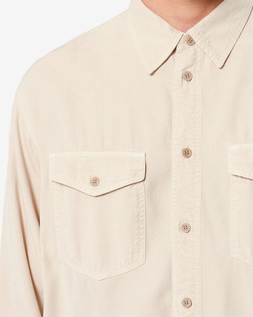 Isabel Marant White Saul Shirt for men