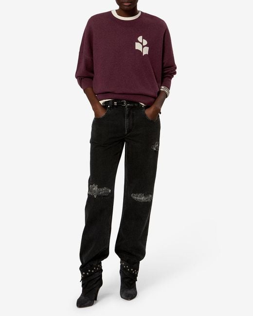 Pull Marisans Isabel Marant en coloris Purple