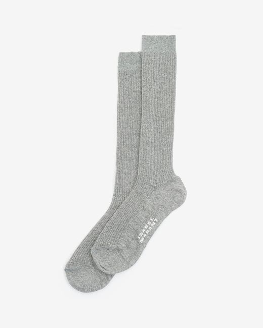 Isabel Marant Gray Loula Lurex Socks