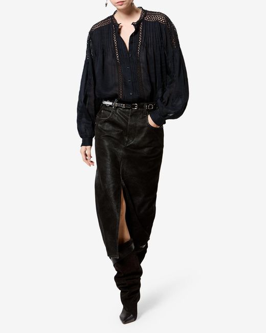 Isabel Marant Black Polda Top