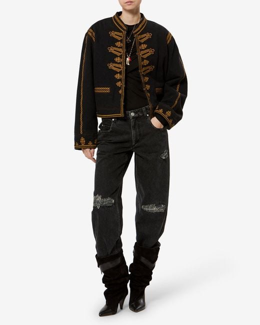 Isabel Marant Black Emalia Jacket