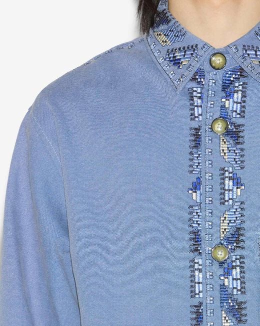 Isabel Marant Blue Rudy Jacket for men