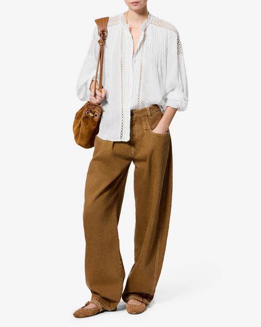 Isabel Marant White Polda Top
