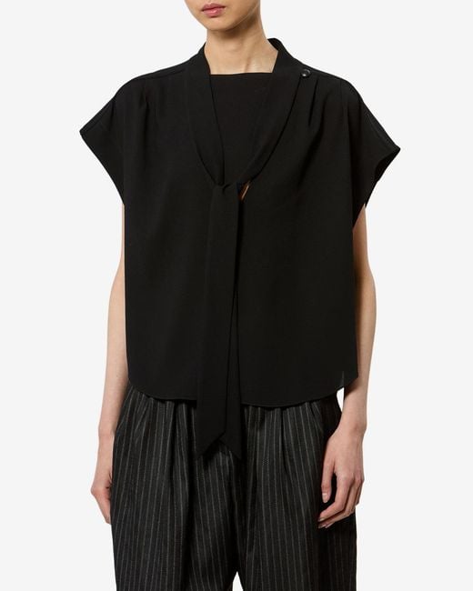 Isabel Marant Black Selene Top