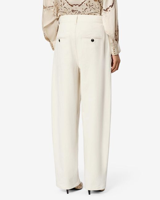 Isabel Marant White Lenadia Pants