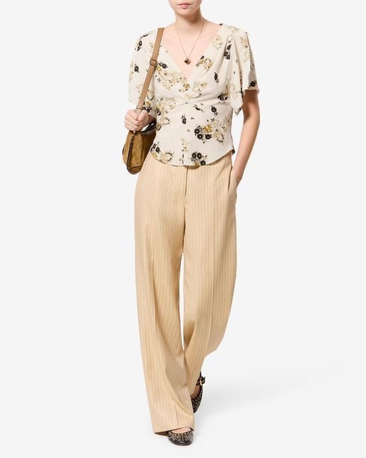 Isabel Marant White Faljane Top