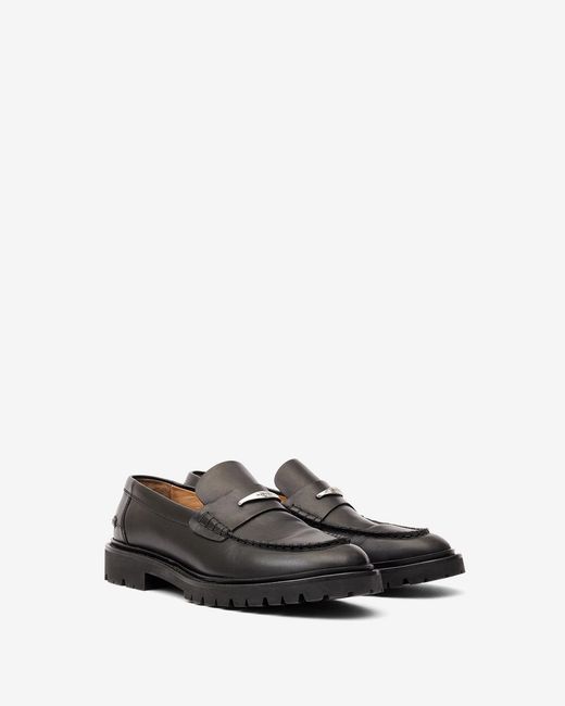 Isabel Marant Black Frezzah Loafers for men