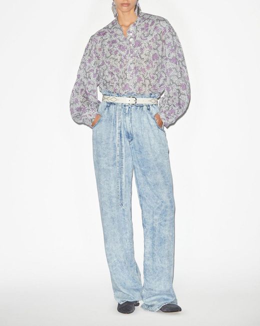 Isabel Marant Gray Salika Blouse