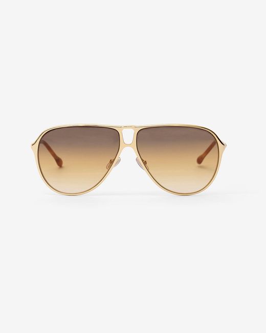 Isabel Marant White Haylo Aviator