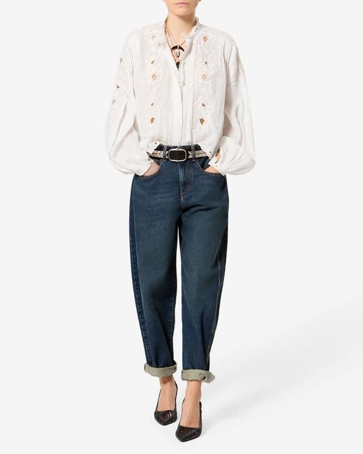 Isabel Marant White Rubra Top