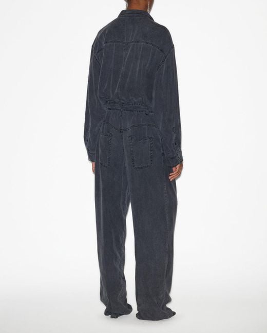 Isabel Marant Blue Paige Jumpsuit