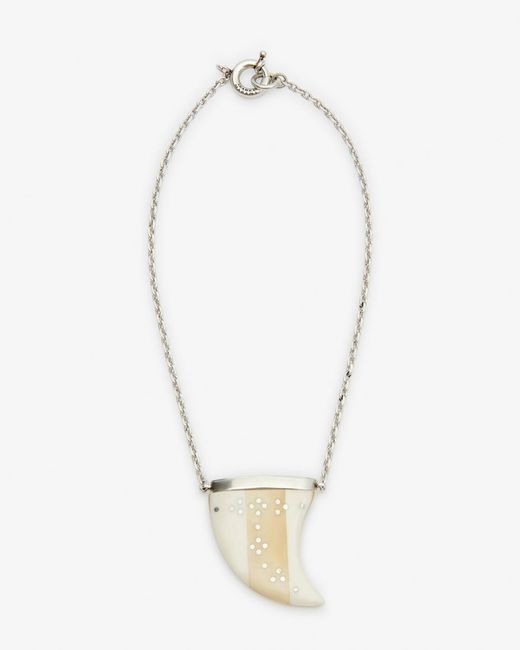 Isabel Marant White Ellen Necklace
