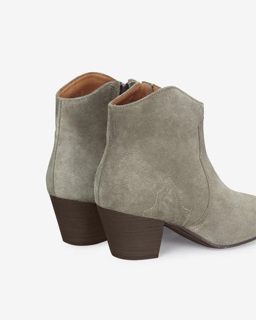Isabel Marant White Dicker Boots