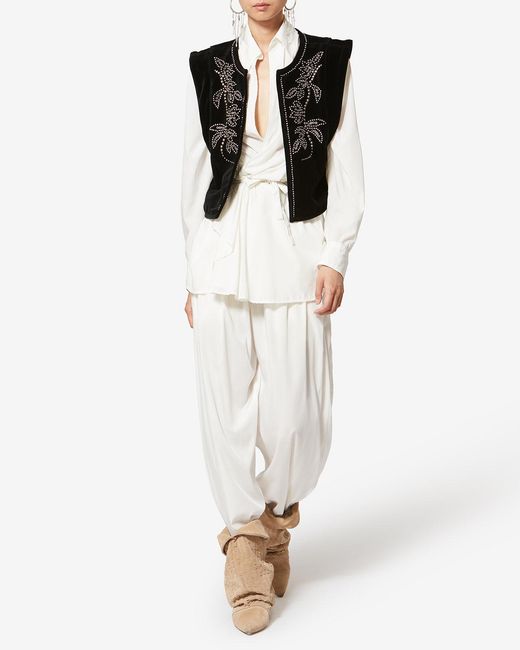 Chaleco Poppy Isabel Marant de color Black