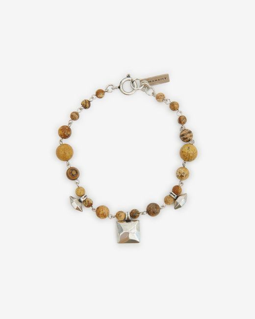 Isabel Marant White Jack Bracelet for men
