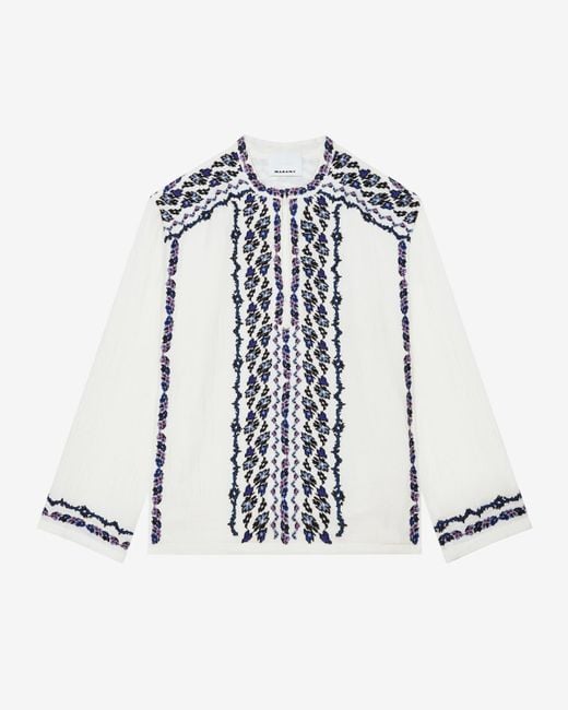 Isabel Marant Blue Cikariah Blouse for men