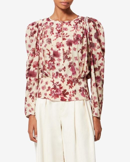 Isabel Marant Red Zarga Top