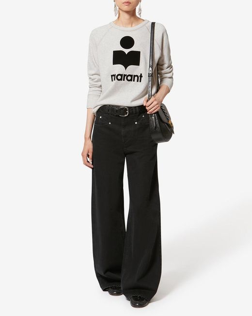 Isabel Marant White Milly Sweatshirt