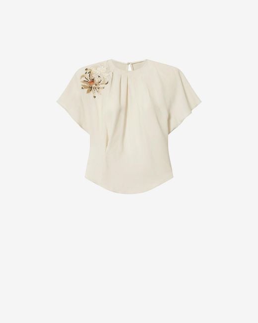 Isabel Marant White Sakine Top